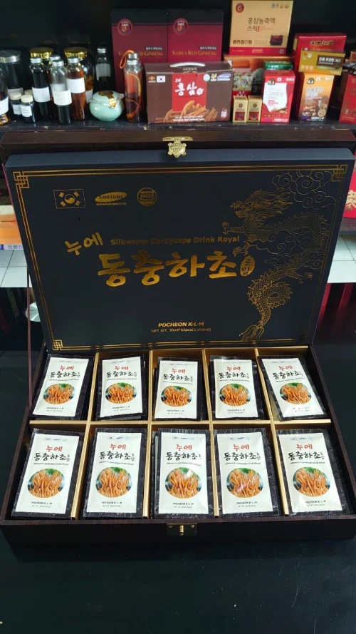 Nước Đông Trùng Hạ Thảo Royal - Silkworm Cordyceps Drink Royal