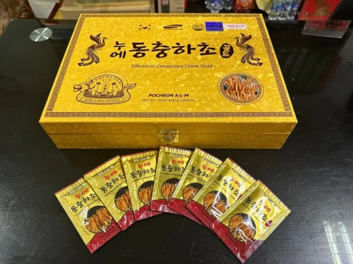 Nước Đông Trùng Hạ Thảo Gold - Silkworm Cordyceps Drink Gold