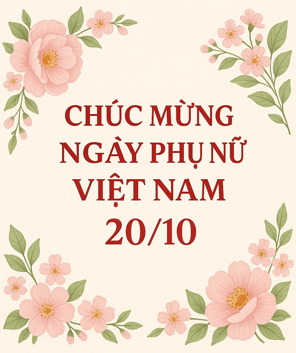 🌸 CHÀO MỪNG NGÀY PHỤ NỮ VIỆT NAM 20/10 – TRI ÂN NỮ THẦN CỦA MỌI GIA ĐÌNH 🌸